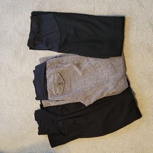 Lot of 3 maternity dress pants and 1 maternity skirt